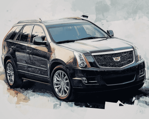 Aesthetic Cadillac SRX Automotive Diamond Painting