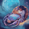 Aesthetic Cancer Zodiac Diamond Painting