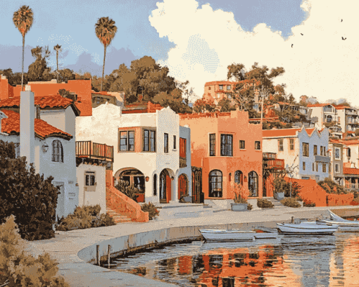 Aesthetic Capitola Architecture Diamond Painting