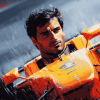 Aesthetic Carlos Sainz Racing Diamond Painting