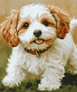 Aesthetic Cavachon Puppy Diamond Painting