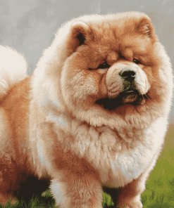 Aesthetic Chow Chow Puppy Diamond Painting