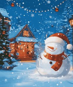 Aesthetic Christmas Animation Diamond Painting