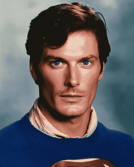 Aesthetic Christopher Reeve Diamond Painting