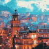 Aesthetic Cityscape Diamond Painting