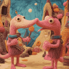 Aesthetic Clangers Animation Diamond Painting