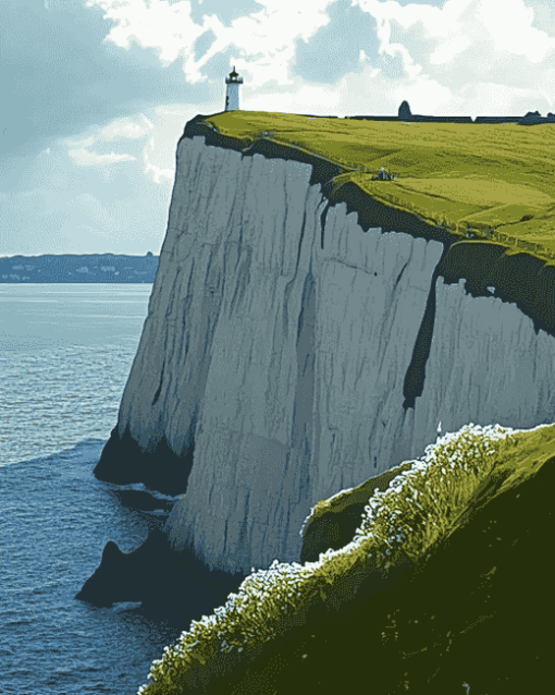 Aesthetic Cliffs of Dover Diamond Painting