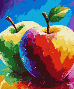 Aesthetic Colorful Apples Diamond Painting