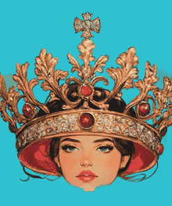 Aesthetic Crown Diamond Painting