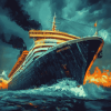 Aesthetic Cruise Ship Diamond Painting