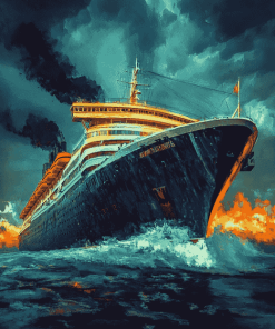 Aesthetic Cruise Ship Diamond Painting