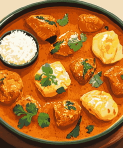 Aesthetic Curry Foods Diamond Painting