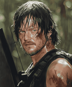 Aesthetic Daryl Dixon Diamond Painting