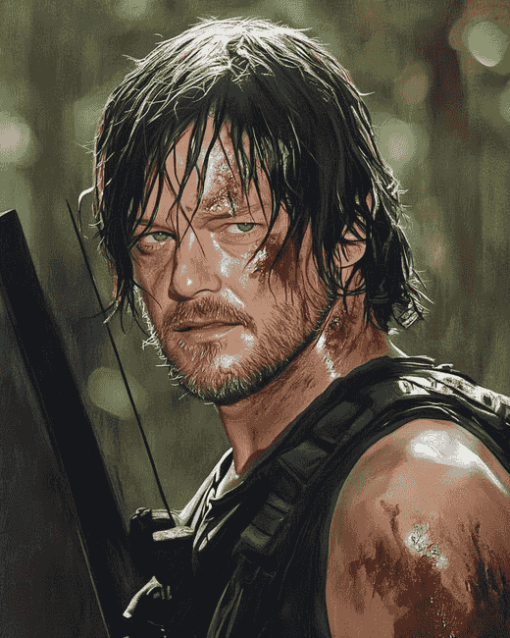 Aesthetic Daryl Dixon Diamond Painting