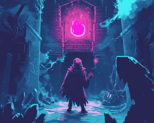 Aesthetic Dead Cells Gaming Diamond Painting