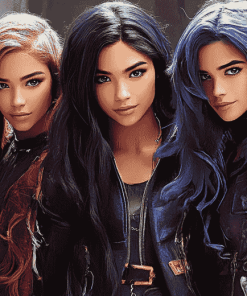 Aesthetic Disney Descendants Diamond Painting