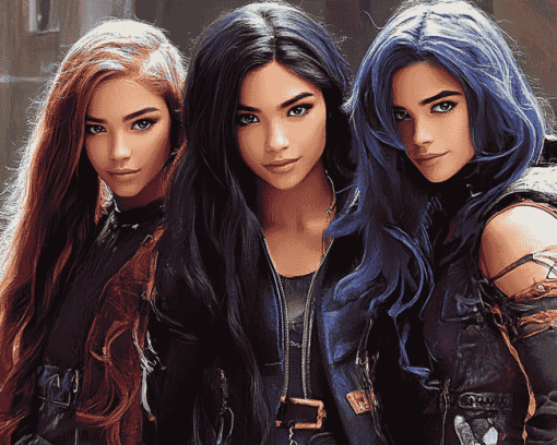 Aesthetic Disney Descendants Diamond Painting