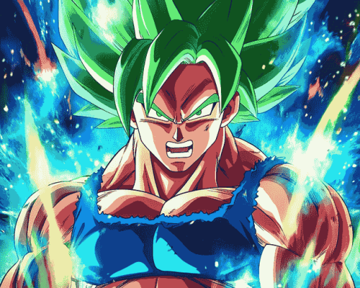 Aesthetic Dragon Ball Broly Diamond Painting