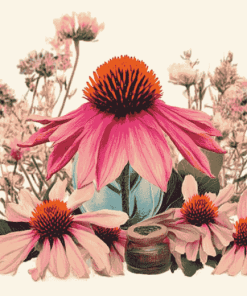 Aesthetic Echinacea Blossoms Diamond Painting