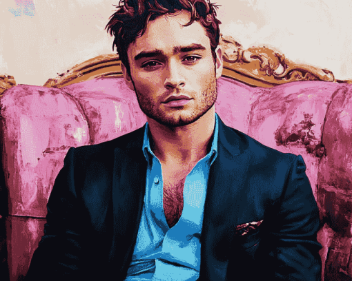 Aesthetic Ed Westwick Celebrity Diamond Painting