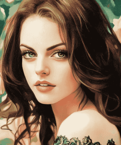 Aesthetic Elizabeth Gillies Diamond Painting