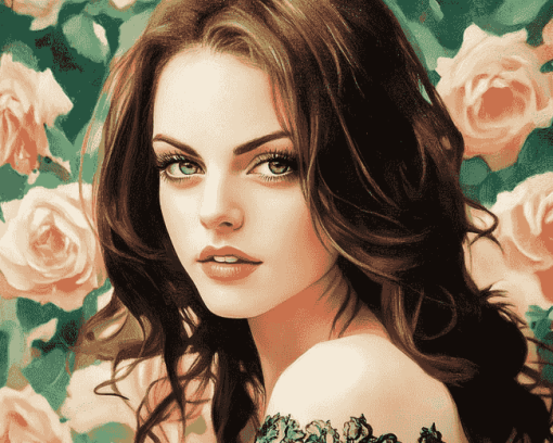 Aesthetic Elizabeth Gillies Diamond Painting