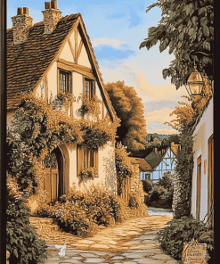 Aesthetic English Villages Diamond Painting