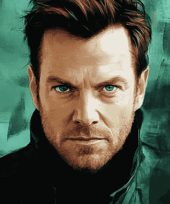 Aesthetic Ewan Mcgregor Celebrity Diamond Painting