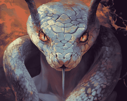 Aesthetic Fantasy Snake Diamond Painting