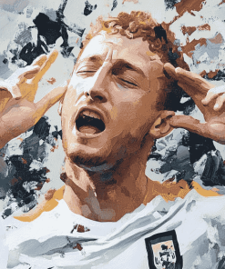 Aesthetic Footballer Dejan Kulusevski Diamond Painting