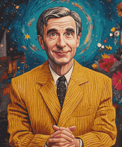 Aesthetic Fred Rogers Diamond Painting