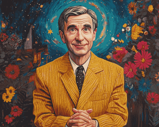 Aesthetic Fred Rogers Diamond Painting