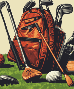 Aesthetic Golf Equipment Diamond Painting