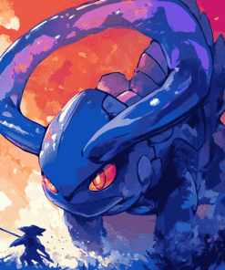 Aesthetic Heracross Pokemon Diamond Painting