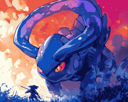 Aesthetic Heracross Pokemon Diamond Painting