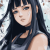 Aesthetic Hinata Hyuga Anime Diamond Painting