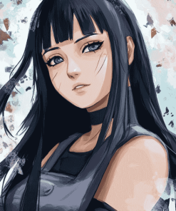 Aesthetic Hinata Hyuga Anime Diamond Painting