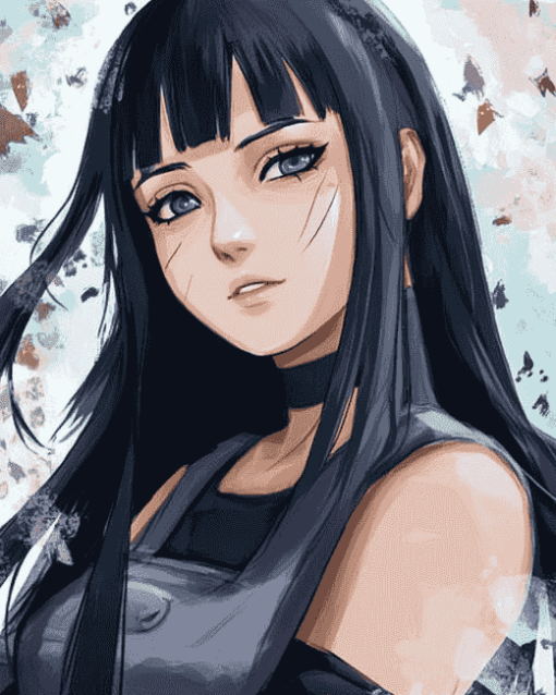 Aesthetic Hinata Hyuga Anime Diamond Painting