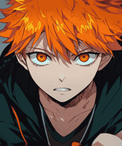 Aesthetic Hinata Shoyo Anime Diamond Painting