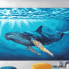 Aesthetic Humpback Whale Diamond Painting