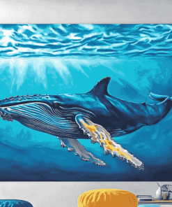 Aesthetic Humpback Whale Diamond Painting