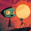 Aesthetic Invader Zim Animation Diamond Painting