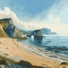 Aesthetic Jurassic Coast Diamond Painting