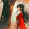 Aesthetic Kagome Higurashi Inuyasha Diamond Painting