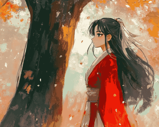 Aesthetic Kagome Higurashi Inuyasha Diamond Painting