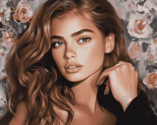 Aesthetic Kaia Gerber Diamond Painting