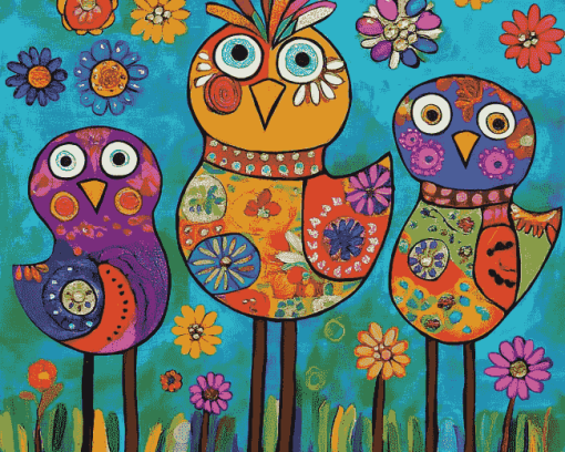 Aesthetic Karla Gerard Owls Diamond Painting