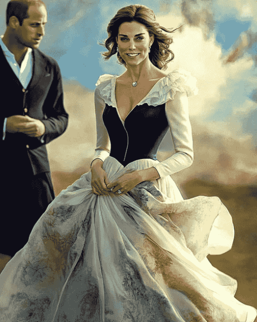 Aesthetic Kate Middleton Diamond Painting