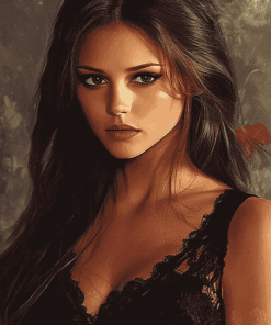 Aesthetic Katherine Pierce Diamond Painting