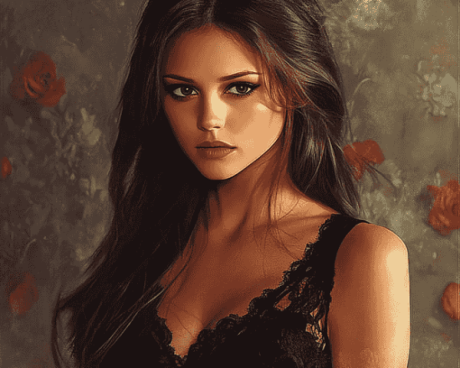 Aesthetic Katherine Pierce Diamond Painting